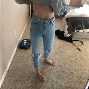 Top shop mom jeans